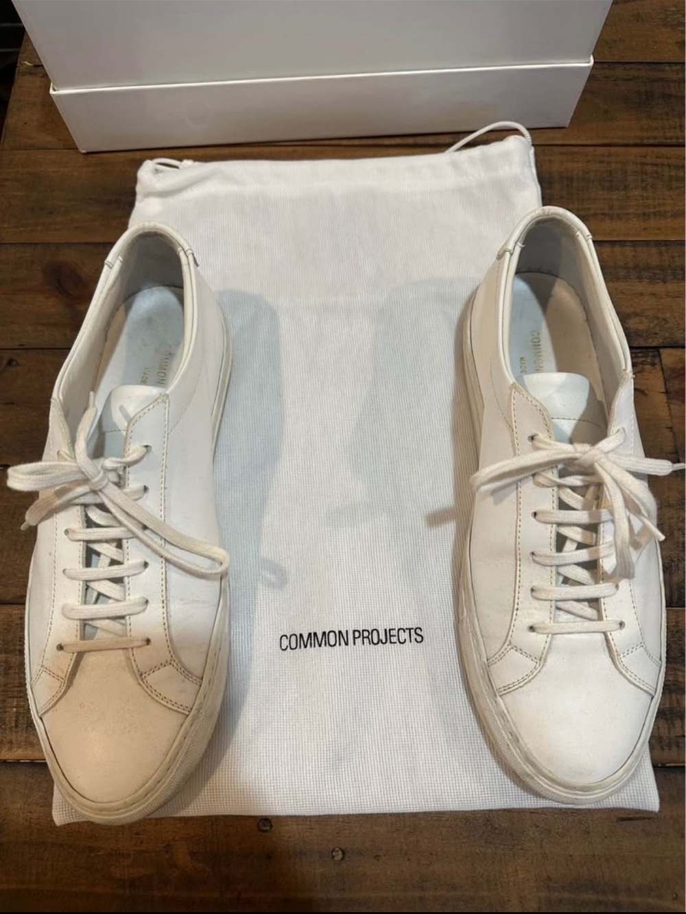 Common Projects Men's Low-Top Sneakers in Off-White
